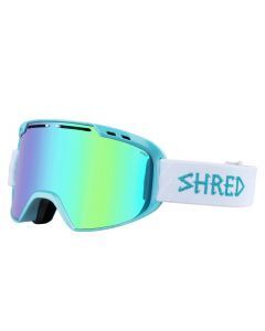 LADY Skibrille WHITE S3 Sonnenschutz dunkel getönt verspiegelt weiß ~yx10 3662 