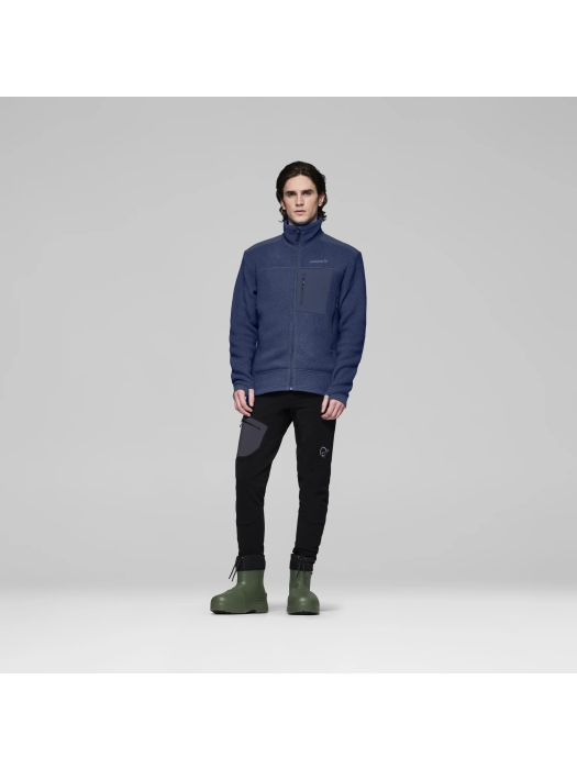 Norrøna trollveggen warm3 Jacket Indigo Night Model Norrøna trollveggen warm3 Jacket Indigo Night Model