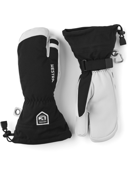 Army Leather Heli Ski 3 finger Black 7 Army Leather Heli Ski 3 finger Black 7