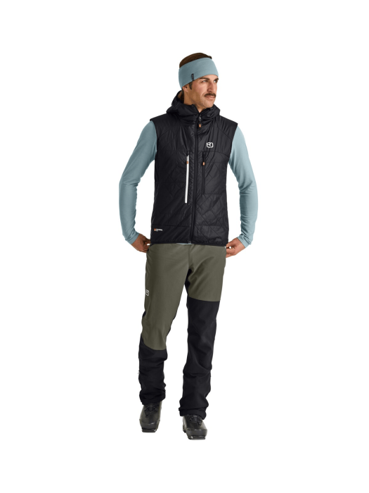 Swisswool Piz Boè Vest Men Black Raven Swisswool Piz Boè Vest Men Black Raven