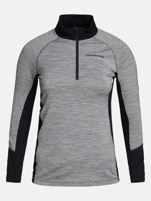 Peak Performance Women Magic Half Zip White logo Peak Performance Women Magic Half Zip White logo
