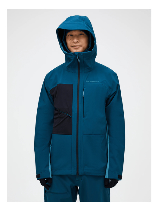 Men Ascent Softshell Jacket Infinity Teel model Men Ascent Softshell Jacket Infinity Teel model