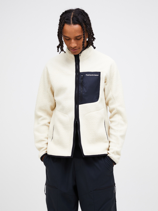 NatureRush Pile Zip Jacket Men SAND FOG NatureRush Pile Zip Jacket Men SAND FOG