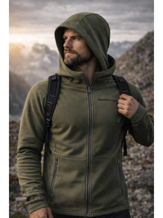 Men Chill Light Zip Hood model